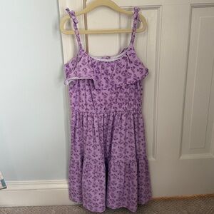 Janie and Jack Lavender Floral Dress size 10